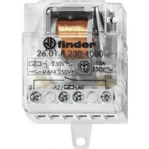 T&eacute;l&eacute;rupteur Pour Encastrement Finder 26.01.8.024.4000 1 No (T) 24 V/ac 10 A 2500 Va 1 Pc(S)