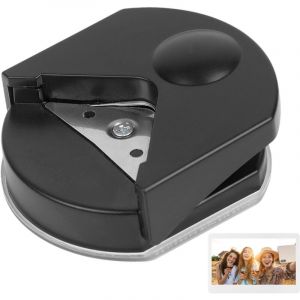 PVC + Acier Inoxydable Perforatrice Angle Arrondi, Coin Perforateur De Papier Coupe Papier Rond, Arrondisseur D'angle Coupe D'angle De Papier