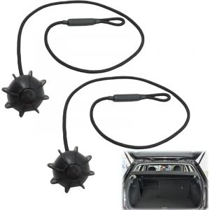 Voiture Corde de Fixation, Cordon Arri&egrave;re de Coffre 2 Pi&egrave;ces, Universelle Corde de Cha&icirc;ne de Fixation, Clip Fixation Plage Arri&egrave;re Corde Coffre, pour
