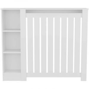 Risk Meuble Radiateur &agrave; Lattes et &Eacute;tag&egrave;res Ouvertes pour Rangement
