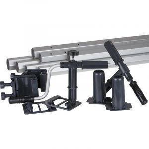 GRE &ndash; Enrouleur de b&acirc;che de piscine hors-sol jusqu'&agrave; 5,8m &ndash; Compatible piscines tubulaires, acier et bois &ndash; Mod&egrave;le cylindrique pratique