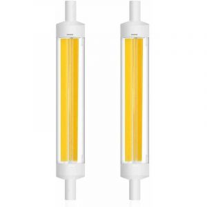 R7S 15W 118mm Ampoule LED COB Filament Lin&eacute;aire 360 Degr&eacute;s J118 Projecteur Lampe 1200LM Equivalent Ampoule Halog&egrave;ne 120W Blanc Chaud (2700K-3000K)