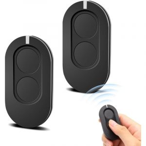 Ouvre-porte de garage 2 pi&egrave;ces, t&eacute;l&eacute;commande sans fil &agrave; 2 boutons, compatible avec Ditec BIXLS2 BIXLP2 GOL4 BIXLG4 ZEN2 ZEN4W