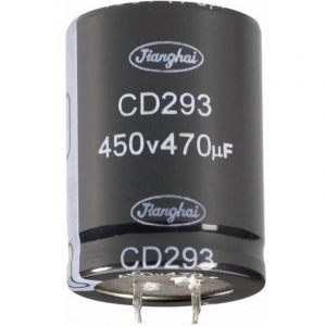 ECS2WBZ471MT6P23550 Condensateur &eacute;lectrolytique Snap-In 10 mm 470 &micro;F 450 v 20 % (&oslash; x h) 35 mm x 50 mm 1 pc(s) - Jianghai