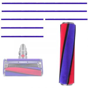 Brosse Aspirateur pour Dyson, 23.6cm Brosse &agrave; Rouleaux de Rechange avec 6 Bandes de Feutre pour Aspirateurs