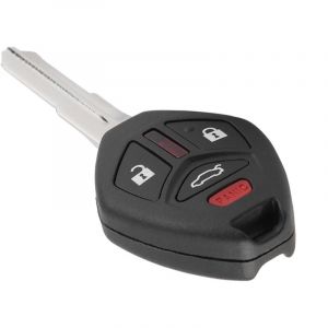 Cl&eacute; de t&eacute;l&eacute;commande d'entr&eacute;e sans cl&eacute; de voiture &agrave; 3 + 1 boutons avec puce 46 pour Mitsubishi OUCG8D-620M-A