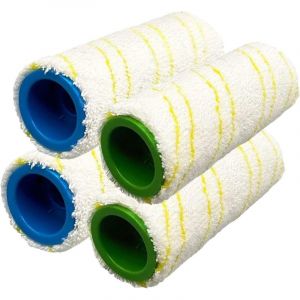Rouleaux pour Karcher Nettoyeur de sols FC7 FC5 FC3, Brosse pour K&auml;rcher EWM 2 Sans Fil (4 Jaune)