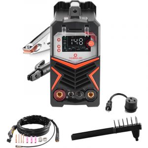 Mophorn Poste &agrave; souder 6 en 1 200 A avec affichage LED &ndash; TIG AC/TIG DC/TIG AC Pulse/TIG DC Pulse/TIG Spot/MMA (soudage &agrave; &eacute;lectrode), avec technologie