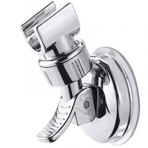 Sollbry - Lot de 2 supports de pommeau de douche réglables, support de pommeau de douche à main à ventouse pour salle de bain, support de baguette à