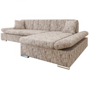 Canap&eacute; d'angle Comfivo 250, Tracy 211.01, Fonction de couchage, Bo&icirc;te de literie, 278x161x76cm, 0