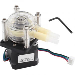 Moteur pas &agrave; pas &agrave; grand d&eacute;bit 6-30V, pompe p&eacute;ristaltique, Tube sous vide pour Aquarium, laboratoire, eau analytique