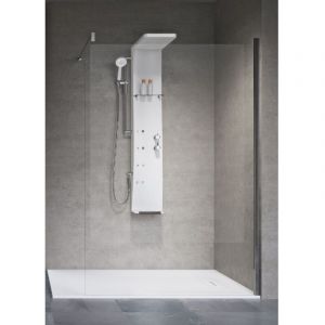 Colonne de douche blanche Novellini dress s 158 cm-Blanc-Blanc-28 --