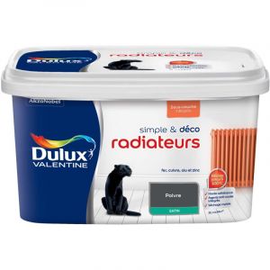 Dulux Valentine - Peinture De Rénovation Simple & Deco Radiateurs Satin Poivre 2 l