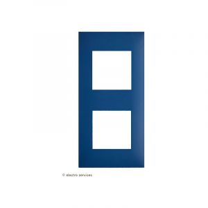 Plaque 2 postes Espace Evolution Arnould Finition: P&eacute;trole