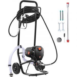 Mophorn - Pulvérisateur de peinture sans air sur pied, pulvérisateur électrique haute efficacité 750 w 3000 psi avec chariot, peinture fine et