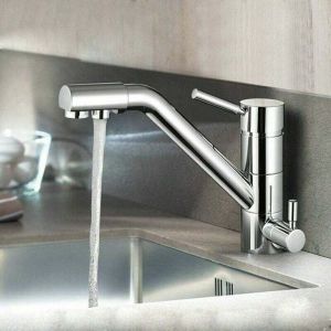 Enowelir Robinet M&eacute;langeur De Cuisine 3 Voies Avec Osmoseur Et Rotation