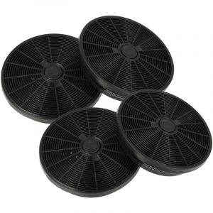 4x Filtres à charbon actif compatible avec Leisure h 101 pk hotte aspirante - Vhbw