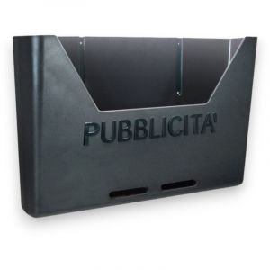 Bo&icirc;te aux lettres pour carrousel publicitaire en polycarbonate couleur fonte