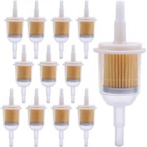 12 pi&egrave;ces 6mm / 8mm filtre &agrave; carburant filtre &agrave; essence universel gasoil filtre liquide filtre &agrave; essence pour tondeuse &agrave; gazon voiture moto scooter