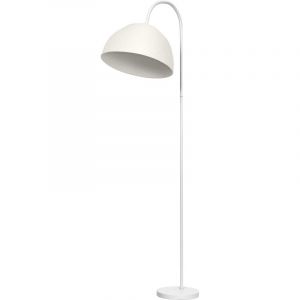 OSRAM Lampadaire Decor Camel Bell blanc en métal et papier mâché, E14, gradable, haut. 1530 mm, abat-jour en matériau recyclé, durable grâce à sa