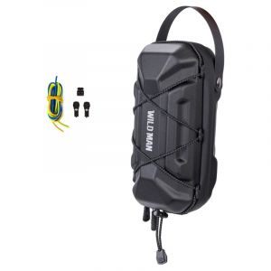 Sacoche de guidon de vélo et scooter, Dégagement rapide, Résistante à la pluie, Coque rigide et étanche