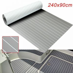 Marin Bateau Pont Feuille EVA Mousse Yacht Teck Decking Tapis 240cmx90cmx5mm