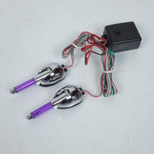 Kit feux d&eacute;coratifs violet &agrave; &eacute;clats forme de doigt TEKNIX pour