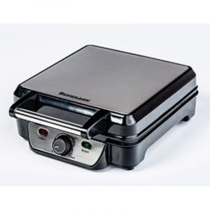 Vans GR-7030 Gaufrier noir 1100 W 4 gaufres