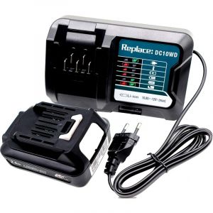 (2 pi&egrave;ces) Batterie & Chargeur Pour Makita 2,0Ah BL1021B BL1041B BL1020B BL1040B BL1016 BL1015 10,8V 12V DC10WD DC10SB CP100DZ DF031D DF333D DF0333D