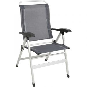 Midland - Fauteuil aluminium Confort Gris navy