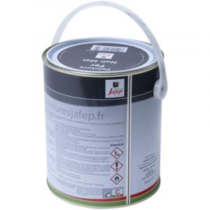 Jafep - Peinture fer antirouille noir mat 2,5 l