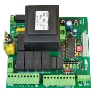 Centrale de commande 230Vac pour portail battant &ndash; Transformateur 32 VA &ndash; Gestion de serrure &eacute;lectrique &ndash; CTR17