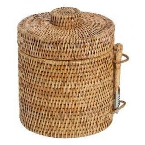 ANDREA HOUSE MS73186 Cubitera Ratan Con Pinzas &Oslash;20X25Cm - ref: MS73186