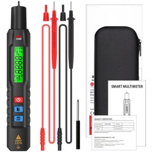 Stylo num&eacute;rique universel multifonctionnel 3-en-1, d&eacute;tecteur de tension AC/DC NCV, ohmm&egrave;tre et thermom&egrave;tre infrarouge avec plage de mesure de -20380℃