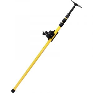 Tige Télescopique de Niveau Laser 2.8m Réglable Hauteur Perche Télescopique Extensible du Sol au Plafond - Rosvola