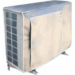 Housse Climatiseur Extérieur, Housse Pompe a Chaleur, Couvercle de Moteur de Climatiseur Universel, Anti-poussière, 1054075cm