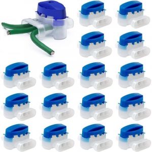 [JAMAIS UTILIS&Eacute;] 20 Bornes &Eacute;lectriques - Connecteurs De C&acirc;bles Avec Gel Isolant - Convient Pour Robot Tondeuse (20)