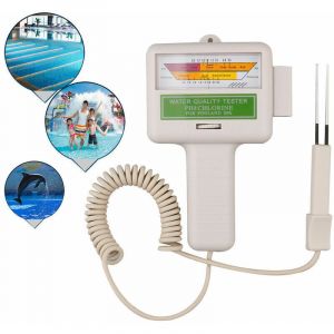 Analyse de l'eau de piscine- Testeur &eacute;lectronique Chlore et pH pour piscine - Compteur qualit&eacute; de l'eau- - Ahlsen