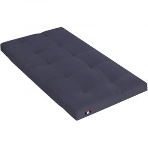 Matelas futon anthracite en coton 90x190 - Anthracite