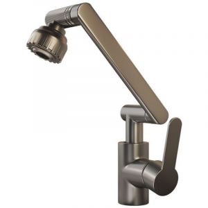 Flexible Robinet Cuisine, Robinet Mitigeur Cuisine, Robinet Cuisine Douchette, 1080&deg; Flexible Rotation Mitigeur Cuisine, 2 Modes de Jet, Livr&eacute; avec 2