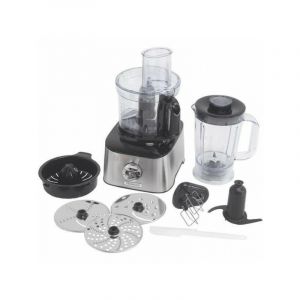 Robot multifonction Inox KENWOOD MultiPro Compact FDM301SS - Blender, presse agrumes, 3 disques, double fouet, pétrin, spatule