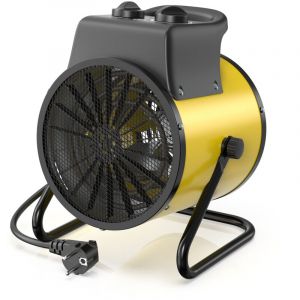 Chauffage Soufflant 3000W - Radiateur &Eacute;lectrique avec Thermostat, Angle R&eacute;glable pour Maison et Chantier - DAHTEC