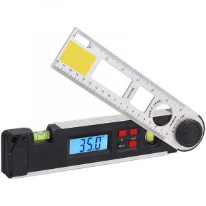 Ccykxa - Numérique Angle Finder 0270 ° numérique lcd inclinomètre Esprit Niveau Protractor viseur d'angle Gauge mètre avec Niveau à Bulle