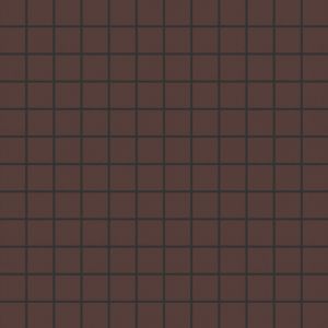 Mosaïque de grès cérame QUADROCOLOR UNI - Mosaïque 2,5x2,5 cm Marron - boîte de 2 m2 - Mosaïque 2,5x2,5 cm Marron - boîte de 2 m2