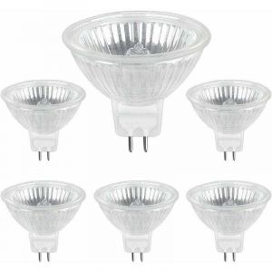 Ampoule Halogene GU5.3 35W 12V, Ampoule Spot Halog&egrave;ne MR16, pack de 6,Ampoule Spot Halog&egrave;ne MR16, pack de 6