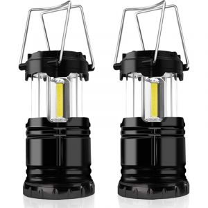 APEX Lampes de camping, 2 lanternes de camping portables &agrave; piles, lampe LED, lampe de tente &eacute;tanche &agrave; suspendre pour l'ext&eacute;rieur