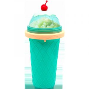Slushy Cup,Slush Ice Maker,Homemade Smoothie Cup,Smoothie Pinch Ice Cup,Frozen Drink Cup, DIY Homemade Smoothie Cups for Kids and Family