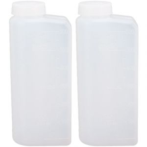 TONYSA Bouteille de mélange d'huile, essence et carburant, 2 temps, 600ML, 2 pièces, récipient de mélange professionnel pour tronçonneuse, Machine à