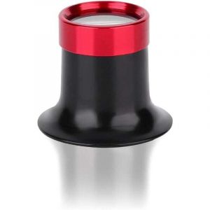 10X Loupe Horloger, Réparation de Loupe Oculaire en Alliage d'Aluminium Loupe de Bijoux Lentille Bijoutier d’Inspection pour Timbre Coin pour Lecture