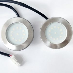 Lot de 2 - VIESTA X15-KW Lampe de remplacement LED 1,5W blanc froid pour hotte aspirante de la s&eacute;rie DHX avec c&acirc;ble, spot et &eacute;clairage LED
